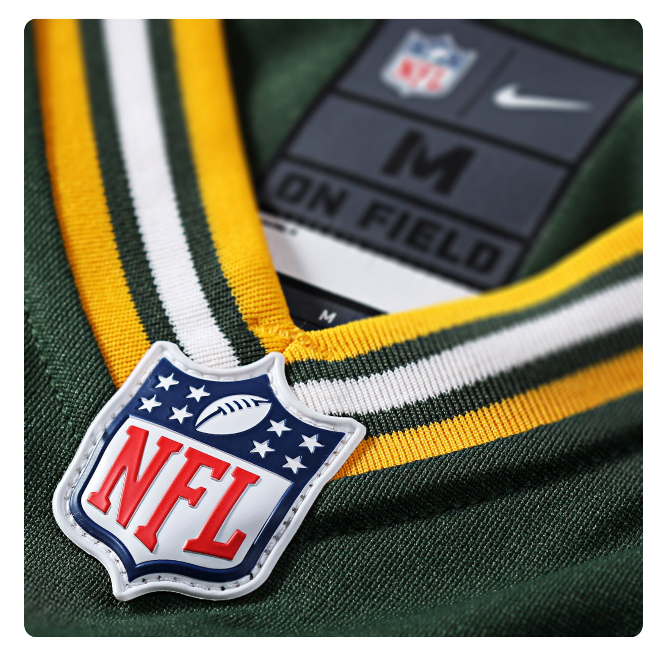 Aaron Rodgers Green Bay Packers Game Player Jersey Green