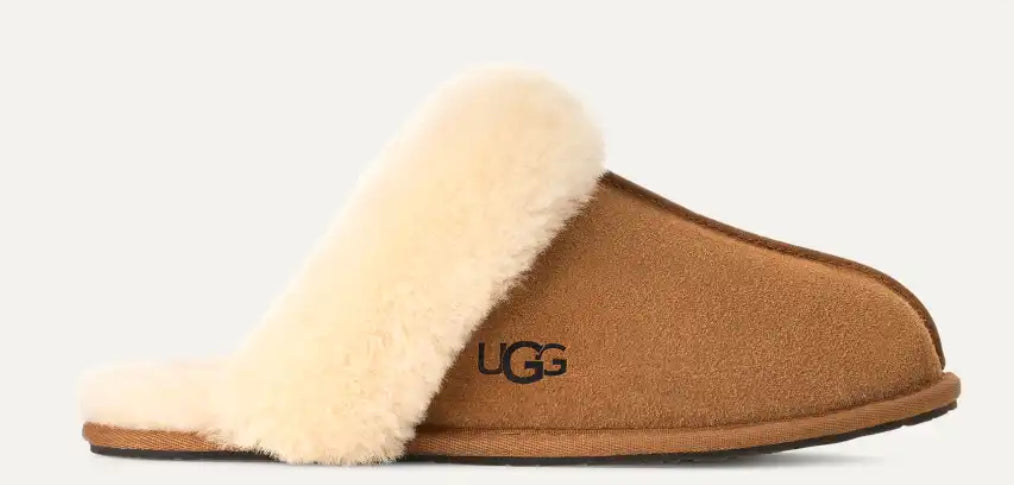 Womens UGG Scuffette II Slipper - Chestnut - Size 7