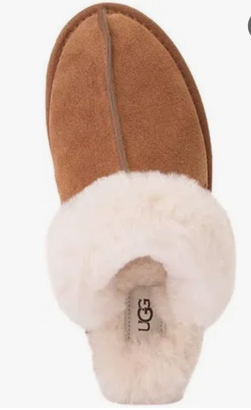 Womens UGG Scuffette II Slipper - Chestnut - Size 7