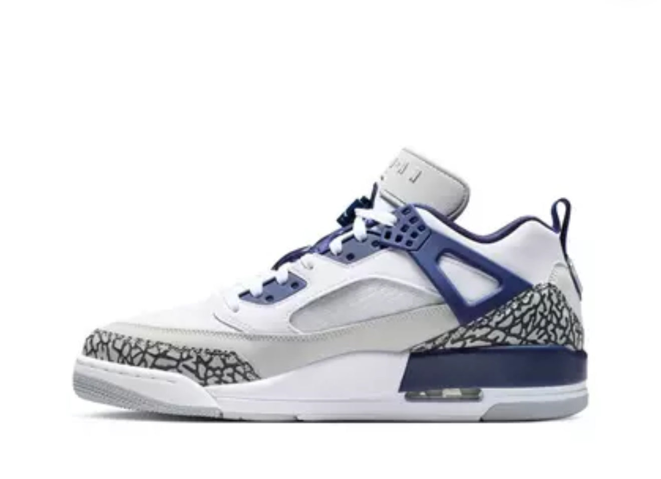 Jordan Spizike Low "White/Midnight Navy/Neutral Grey" Men's Shoe