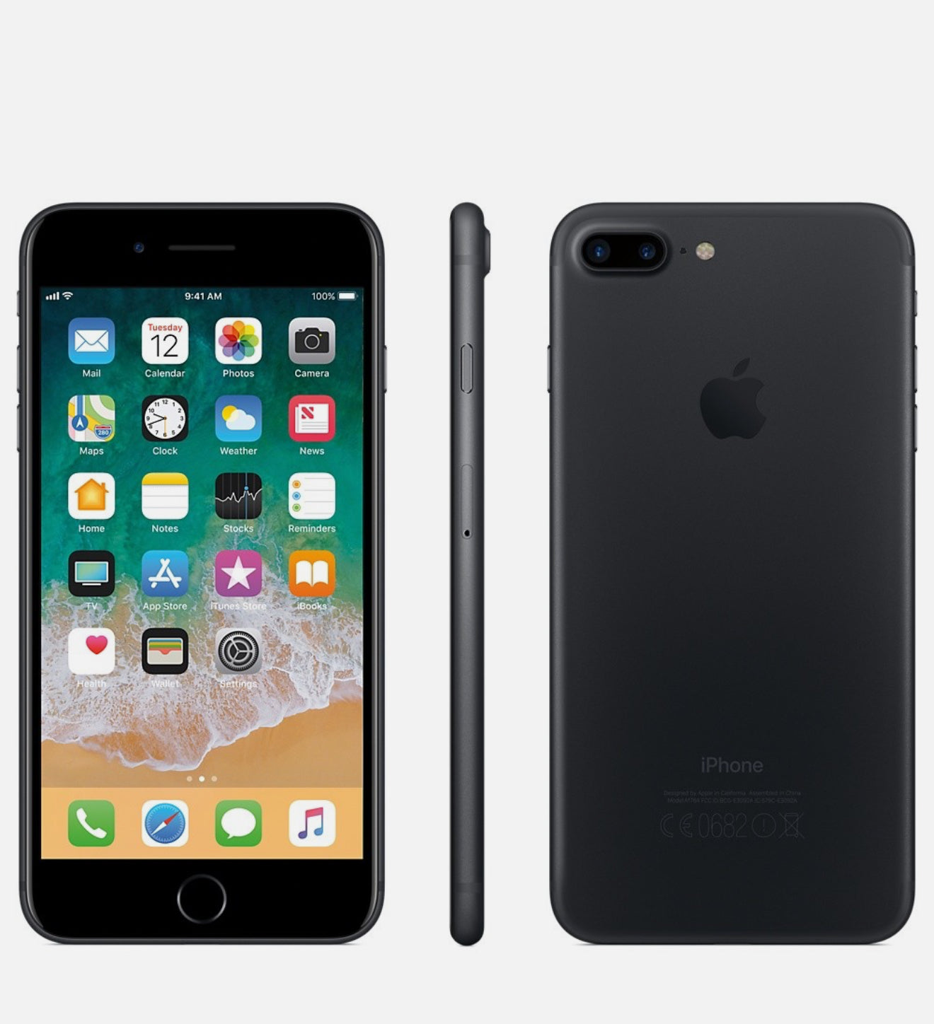 Apple iPhone 7 Plus Black 128GB Unlocked for all Carriers Verizon T-Mobile AT&T