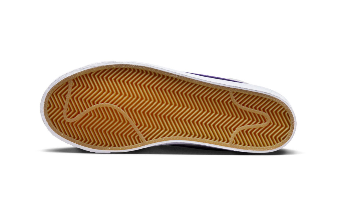 NIKE SB ZOOM BLAZER MID (WHITE/ COURT PURPLE)