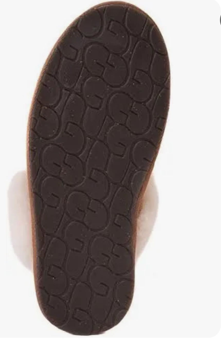 Womens UGG Scuffette II Slipper - Chestnut - Size 7