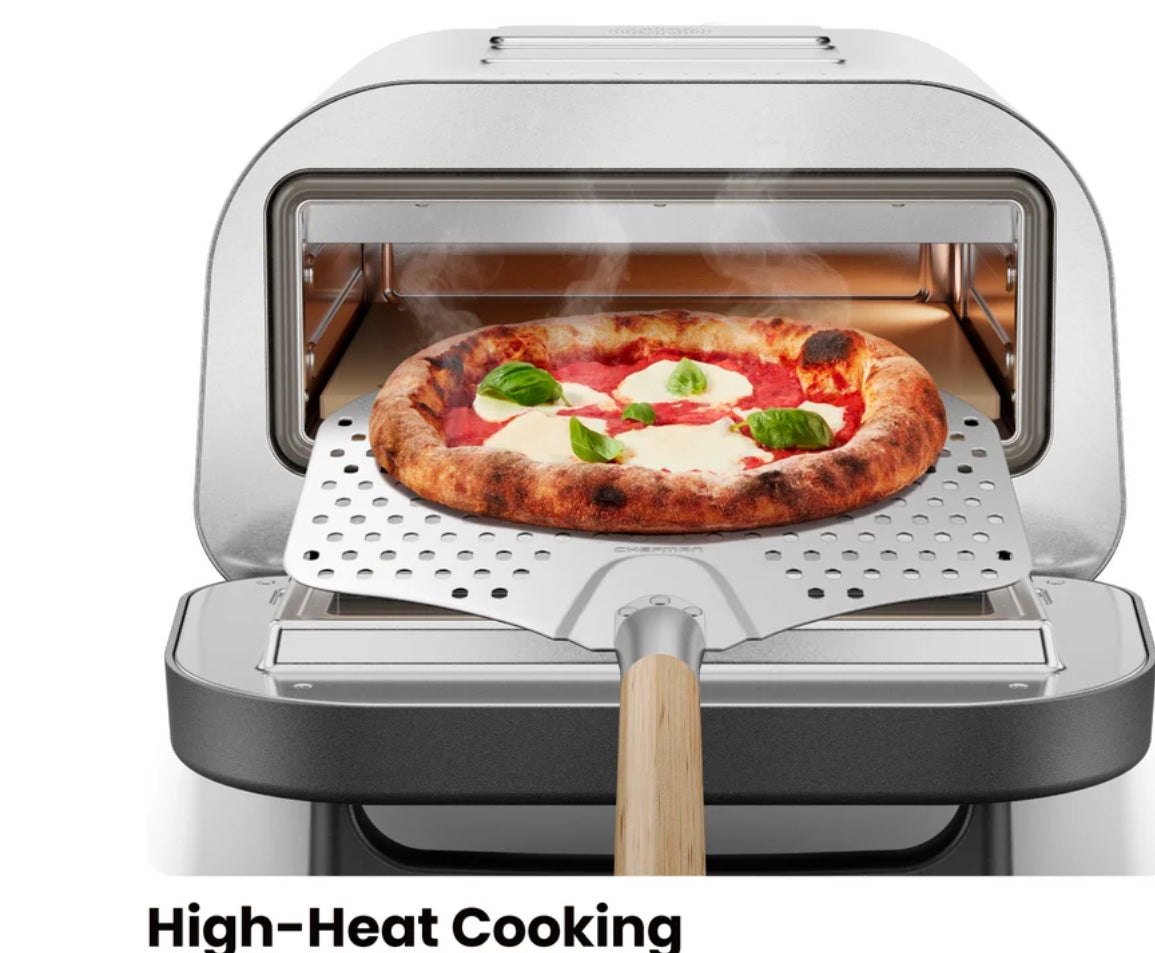 Chefman High Heat Indoor Electric Pizza Oven - Makes 12 Inch Pizzas,