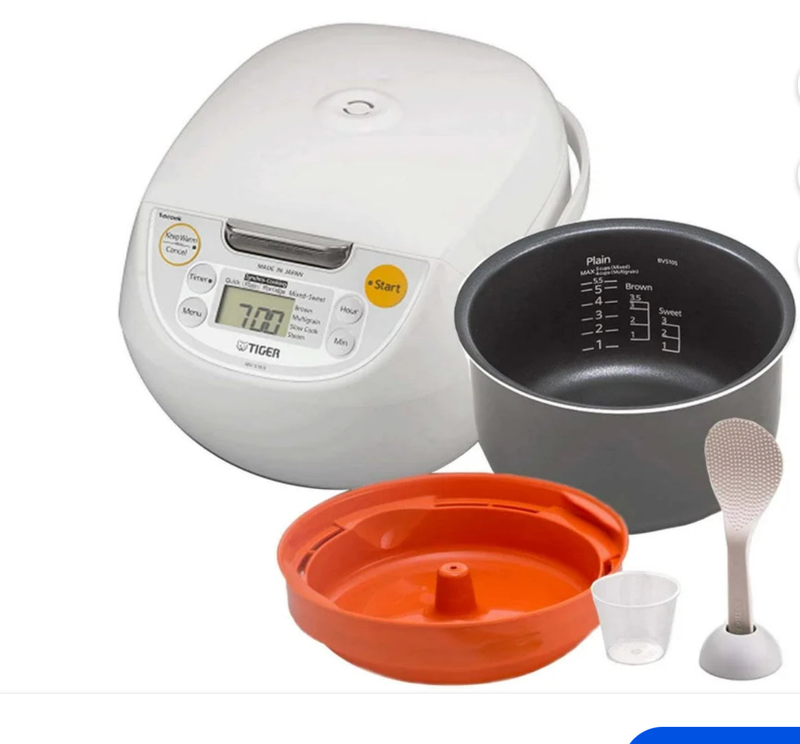 Tiger 5.5-Cup Micom Rice Cooker and Warmer